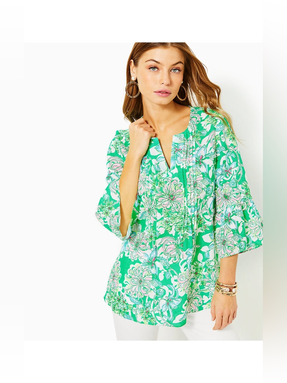 Lilly Pulitzer HOLLIE LINEN TUNIC